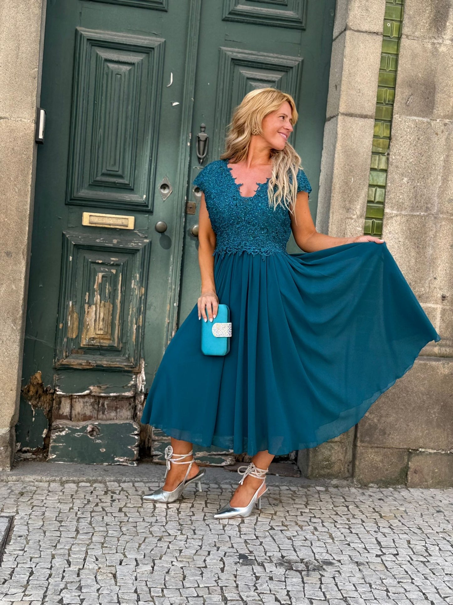 Vestido renda