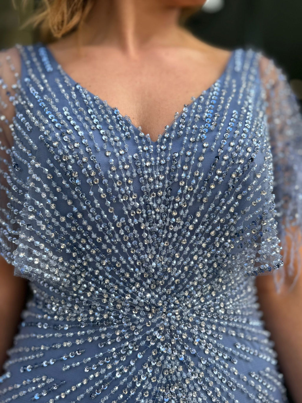 VESTIDO SEREIA COM MANGA