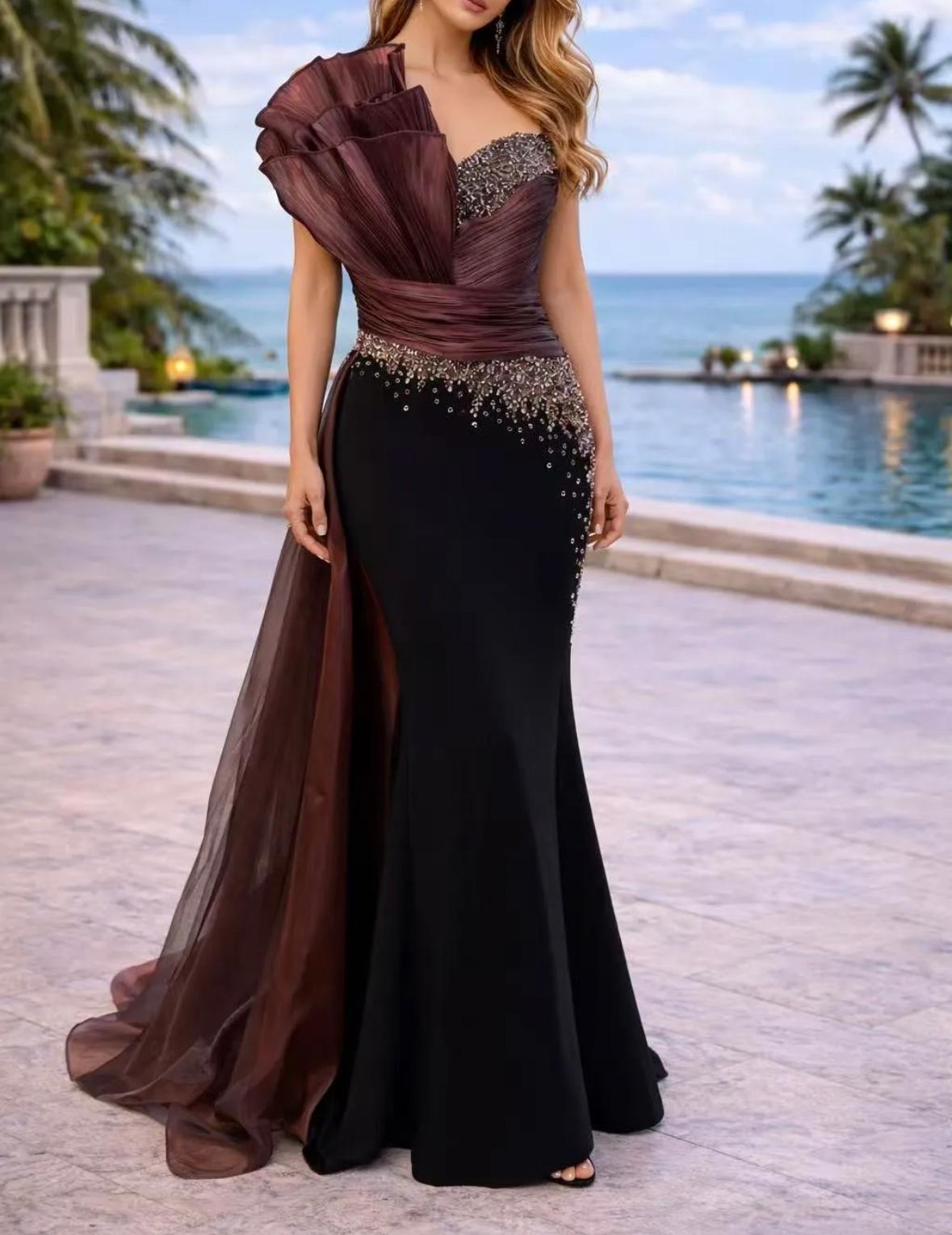 VESTIDO SEREIA EM TAFETÁ