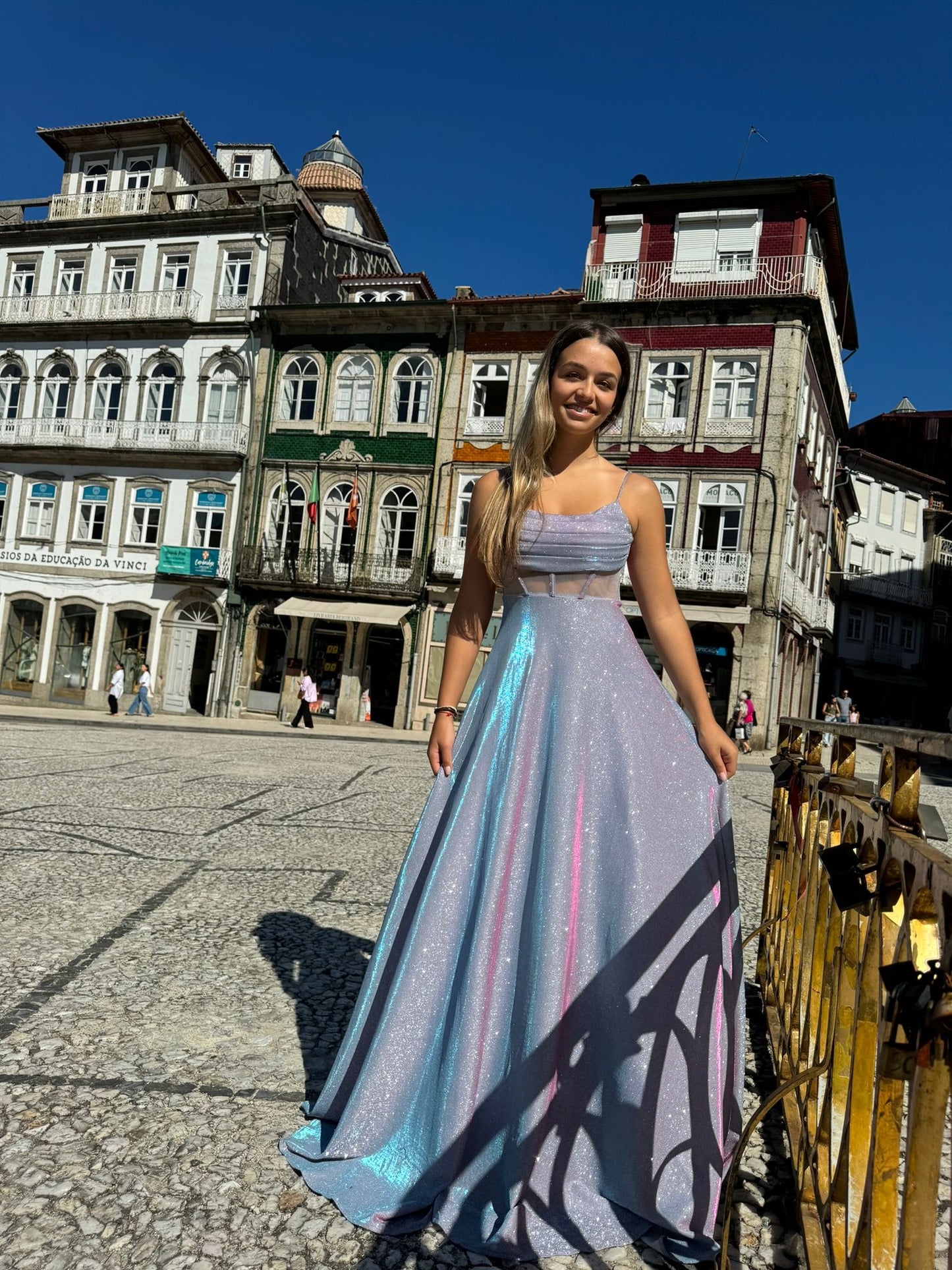 Vestido de brilho