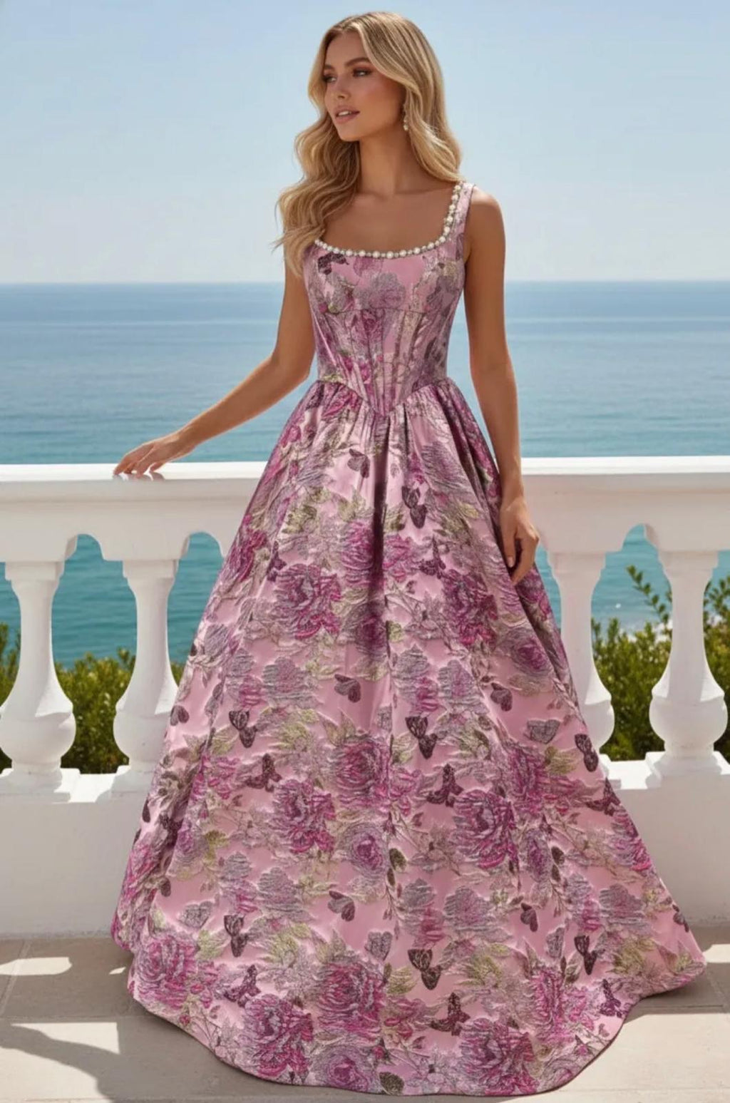 VESTIDO BORDADO COMPRIDO