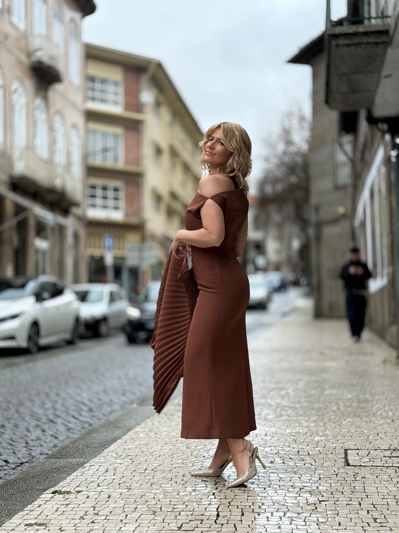 VESTIDO TERRACOTA