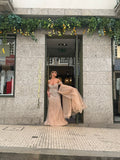 VESTIDO DOURADO ELEGANTE