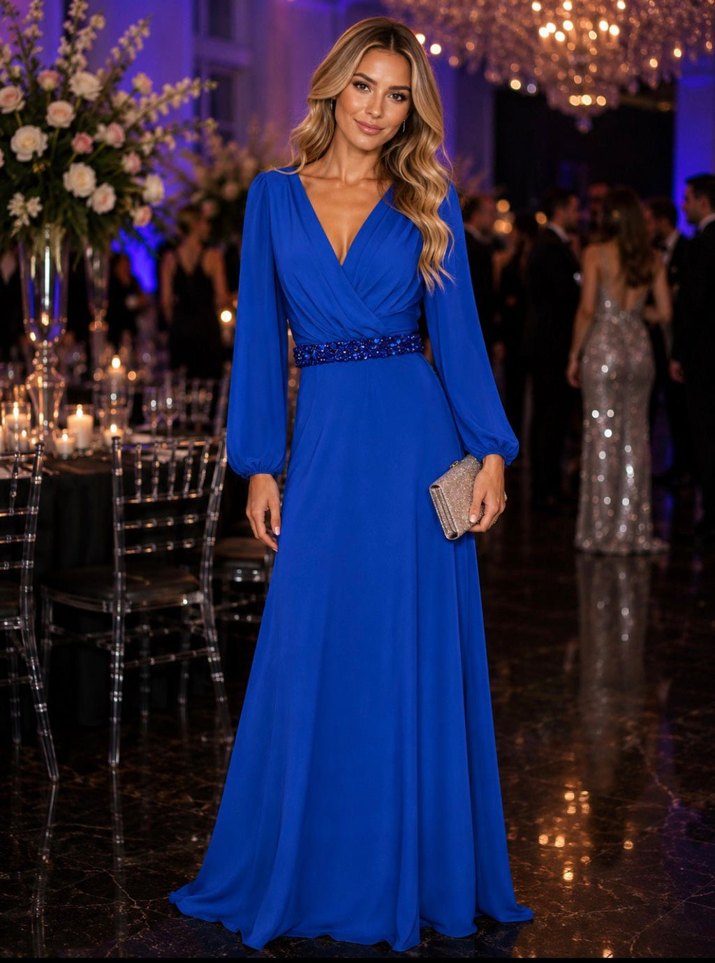 VESTIDO COMPRIDO FLUIDO
