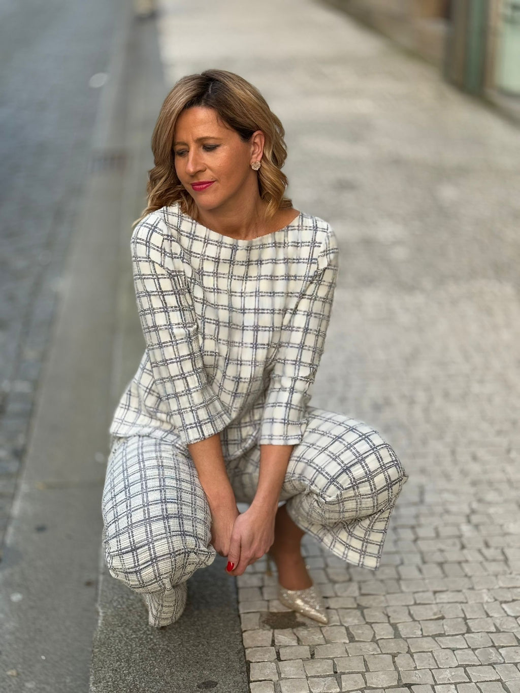 CONJUNTO MALHA TWEED CHANEL