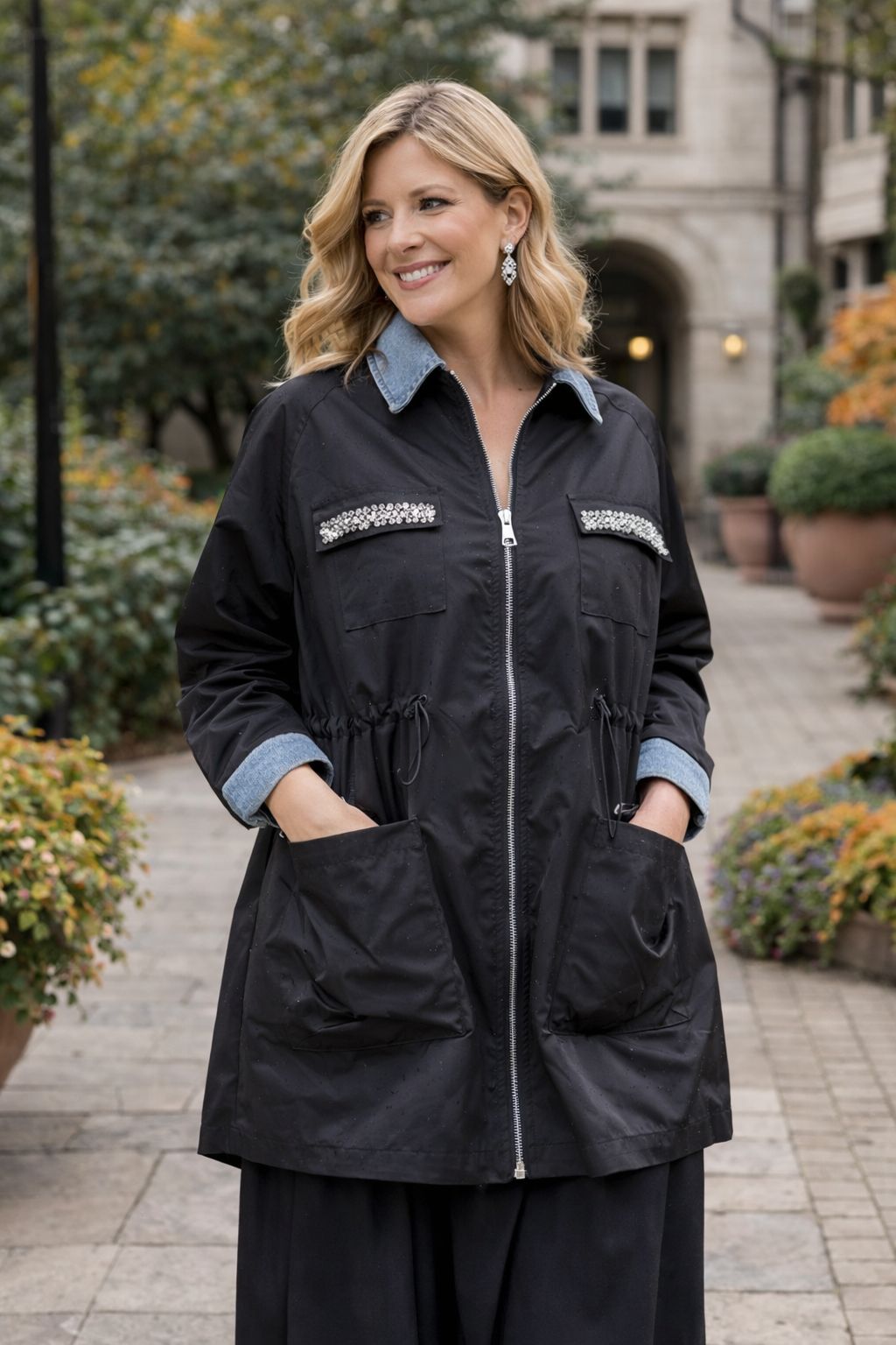 PARKA CURTA OVERSIZE