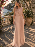 VESTIDO ROSA NUDE DETALHADO