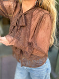 BLUSA DE RENDA