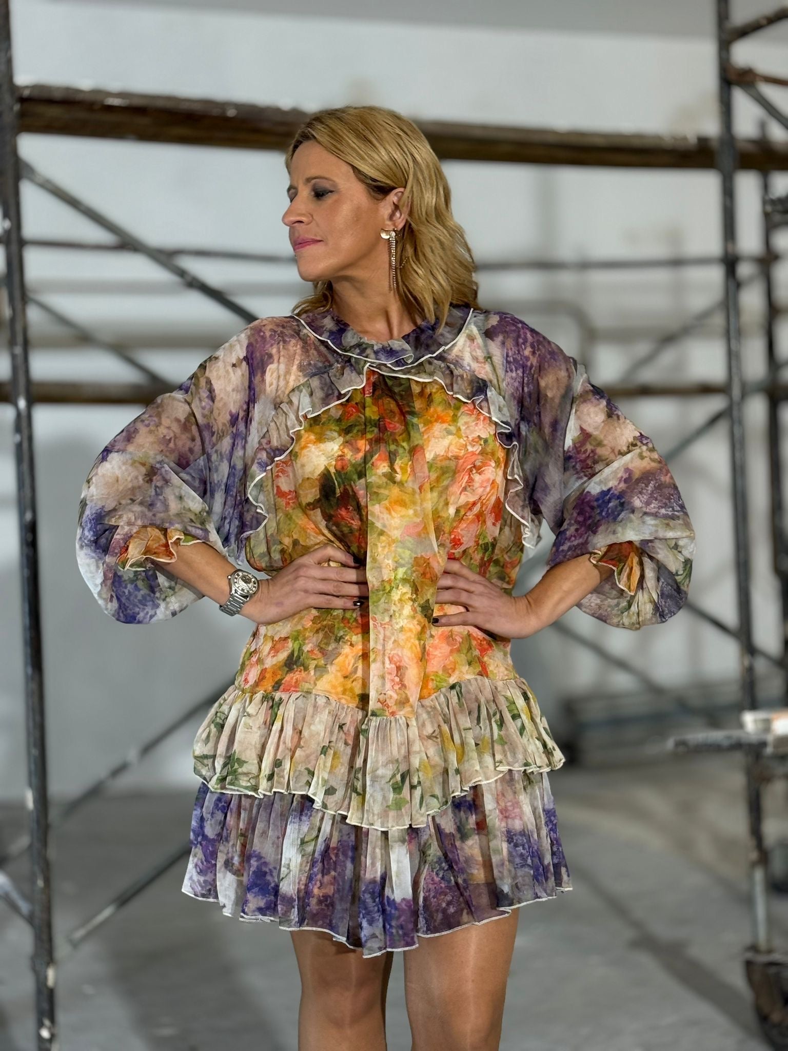 VESTIDO CURTO ESTAMPADO