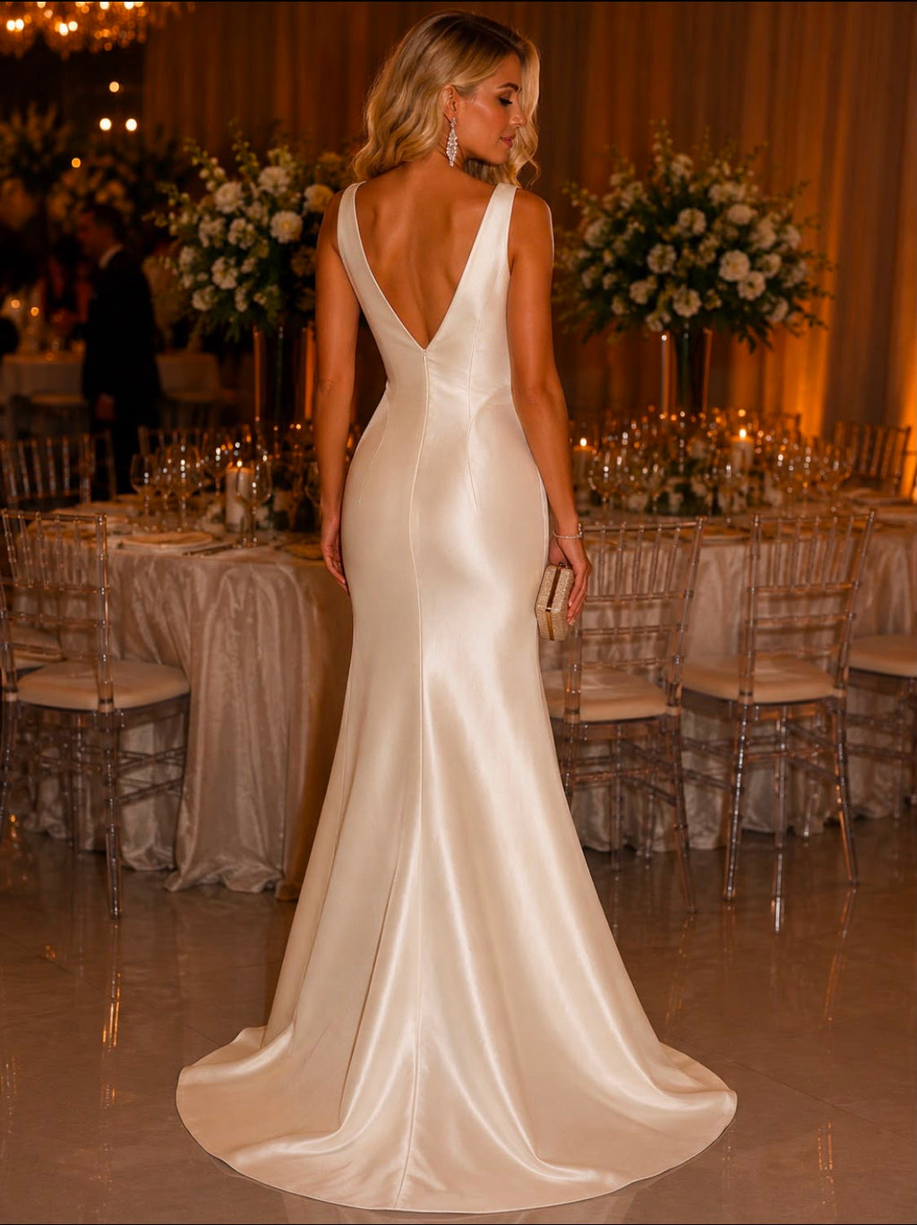 VESTIDO SEREIA ACETINADO
