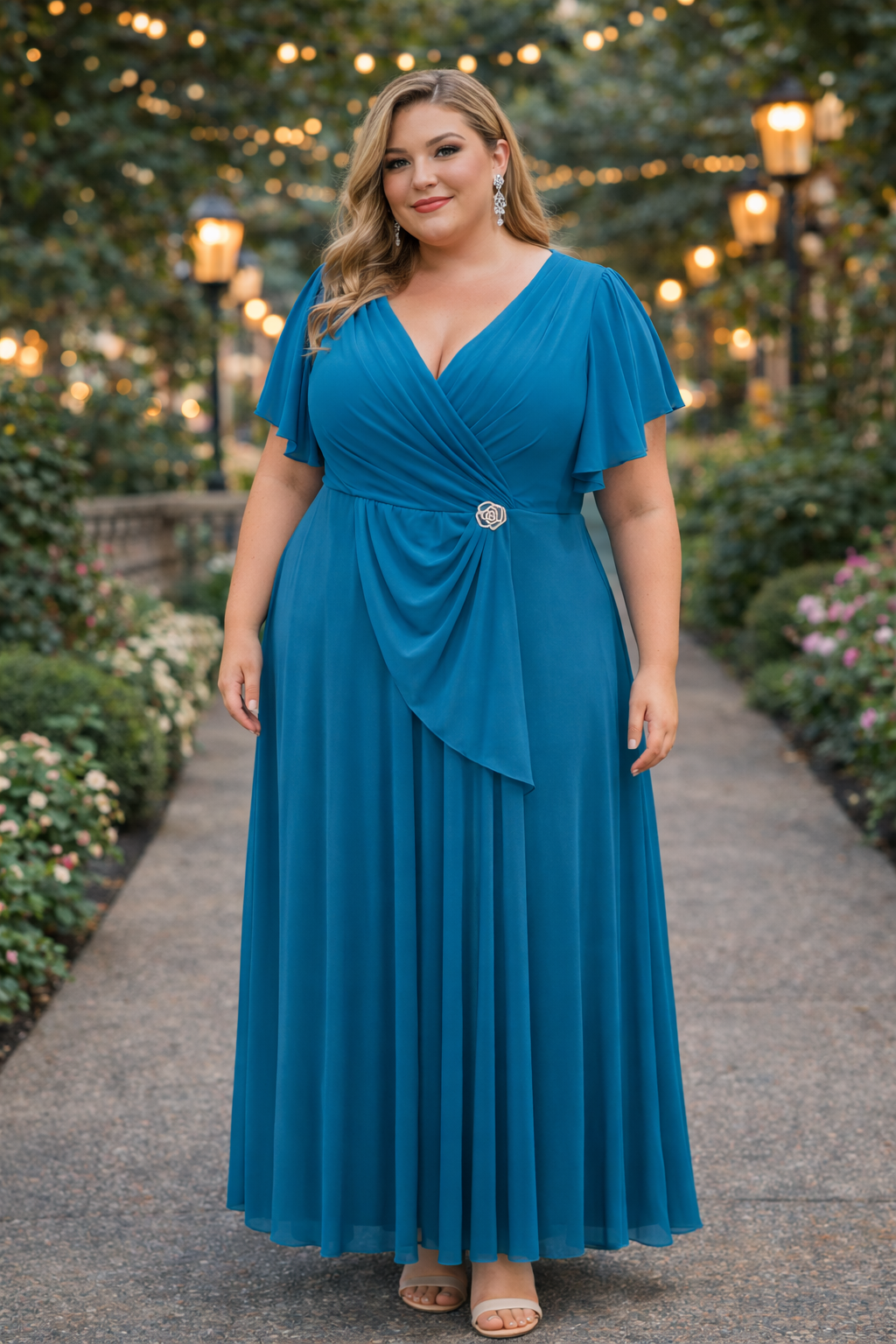VESTIDO COM APLICAÇÃO
