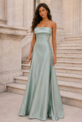 VESTIDO COMPRIDO ACETINADO