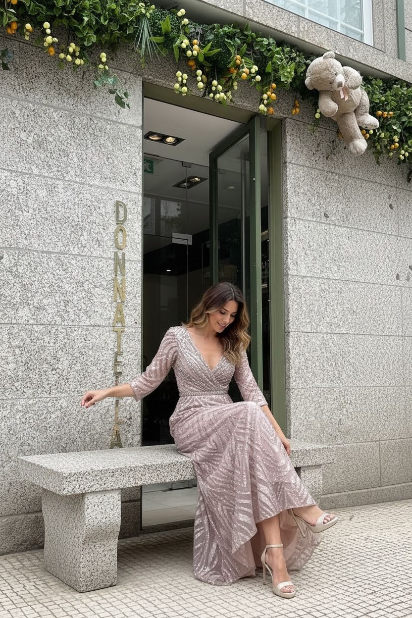 VESTIDO PRINCESA PEDRARIA