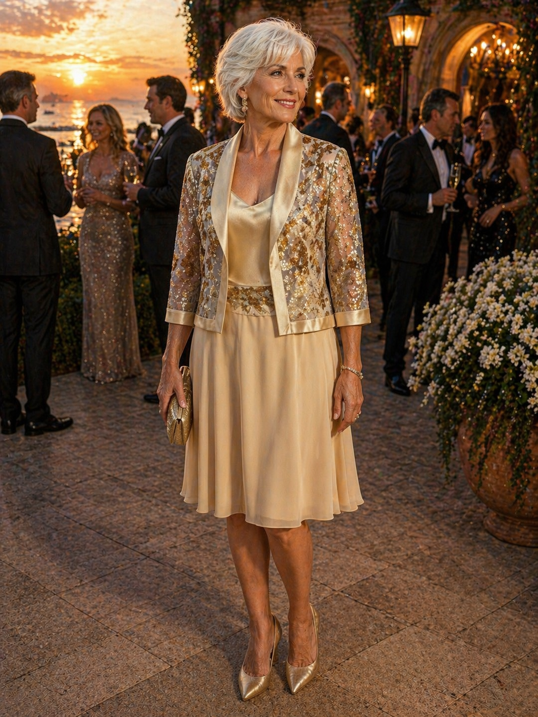TAILLEUR BORDADO DOURADO