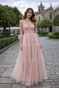 VESTIDO ROSA DE TULL