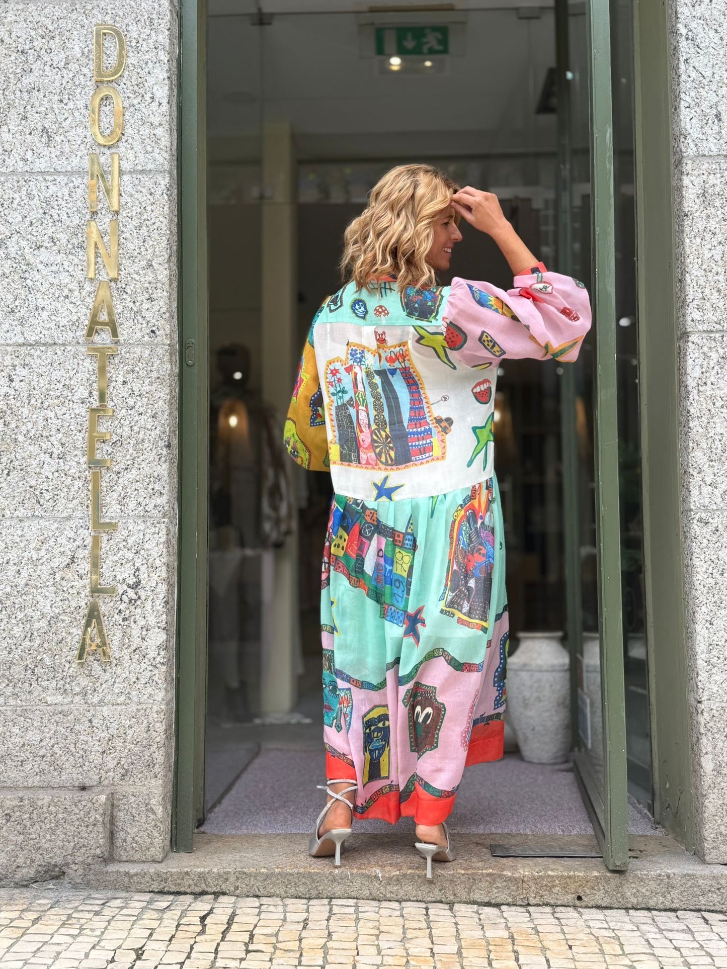 VESTIDO  ESTAMPADO OVERSIZE