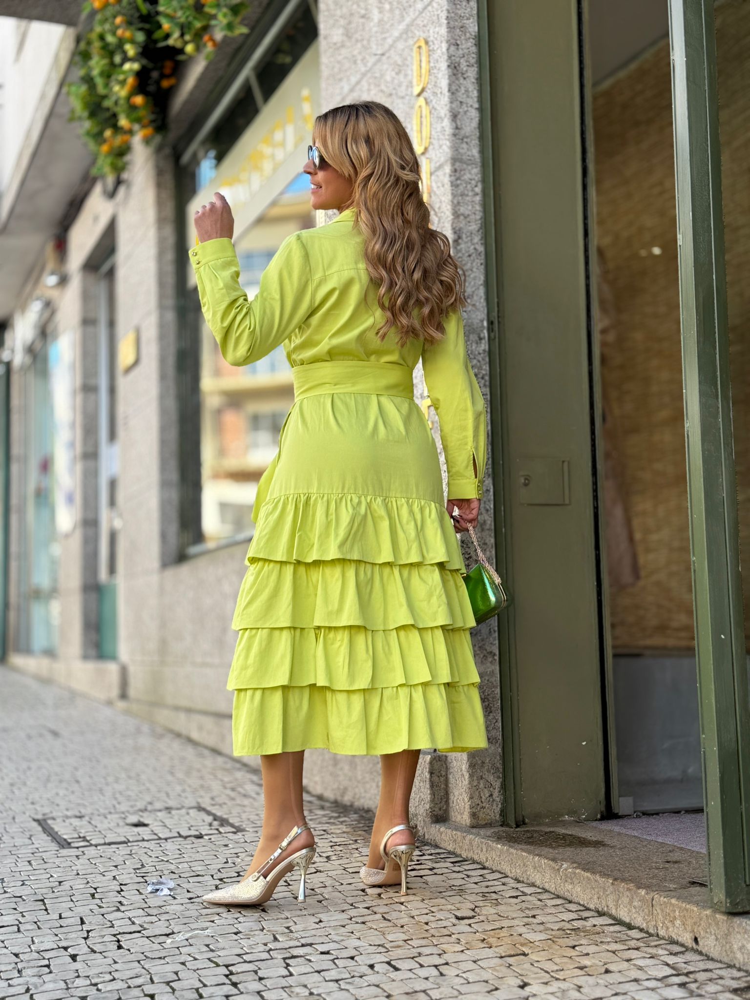 VESTIDO VERDE