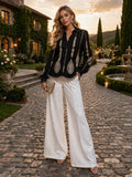 BLUSA BORDADA DOURADA