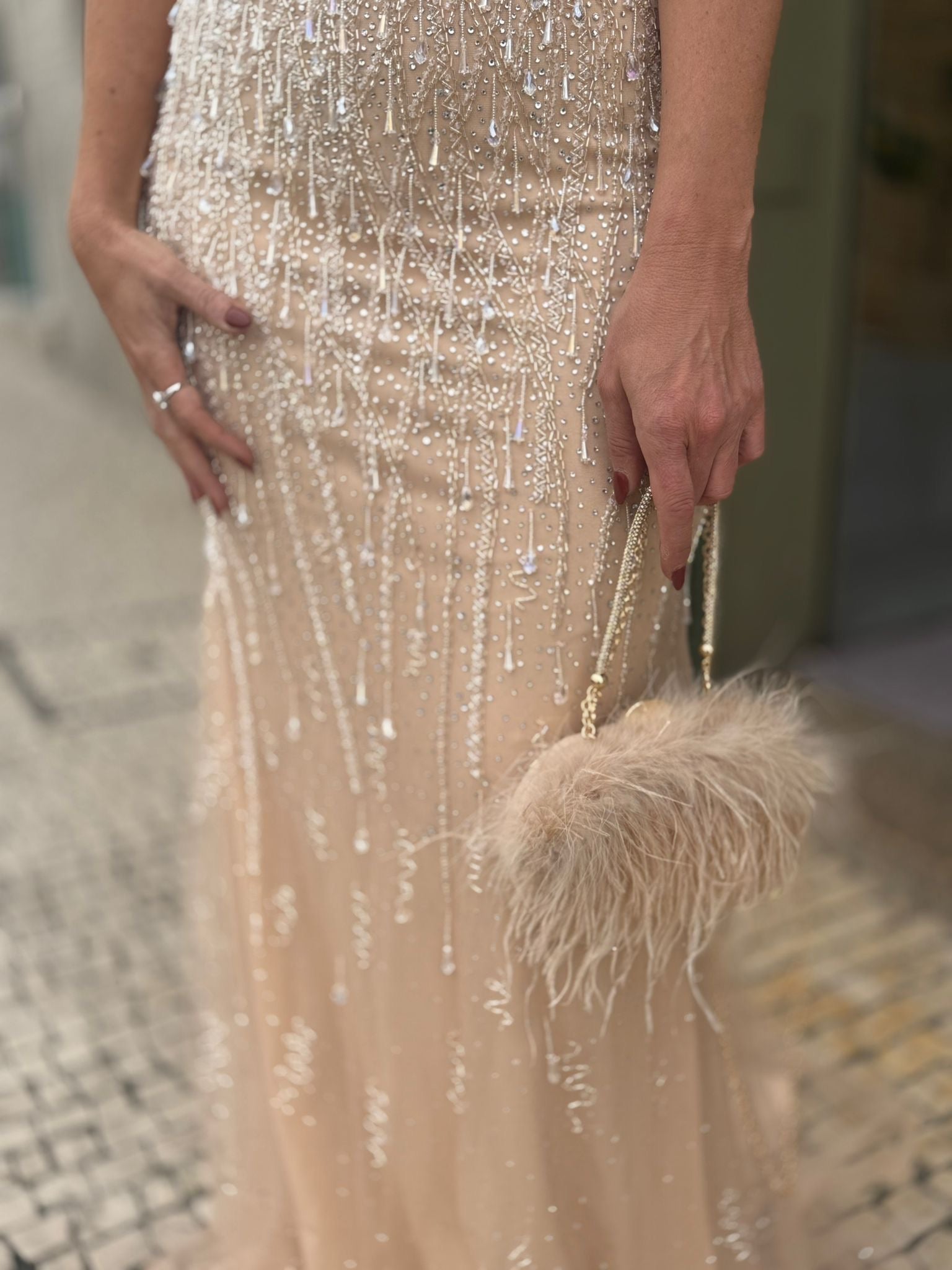 VESTIDO DOURADO LUXO
