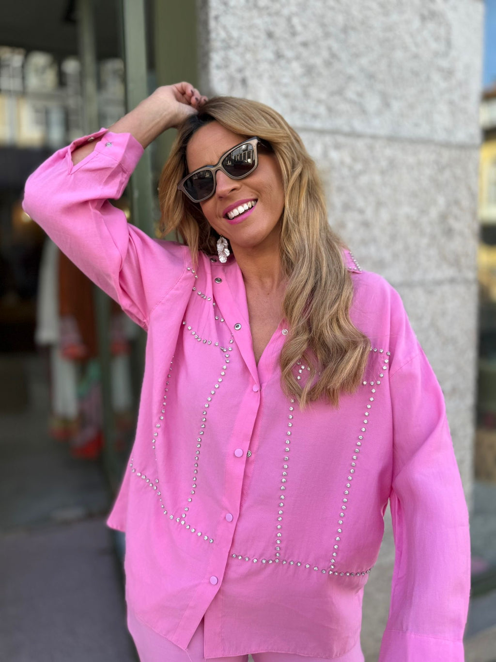 CONJUNTO ROSA FÚXIA