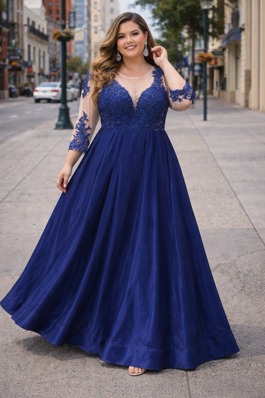 VESTIDO PRINCESA RENDA