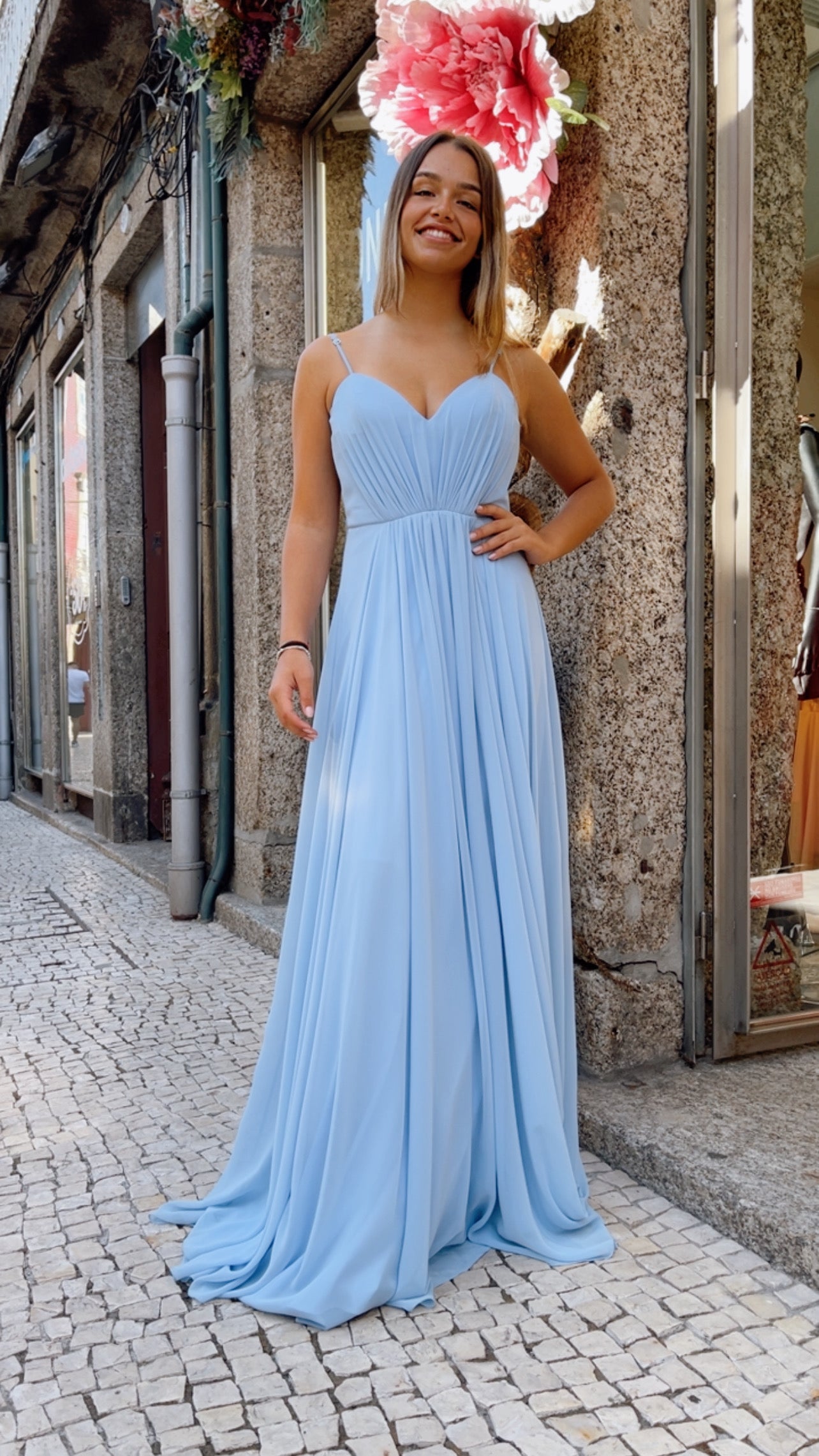 Vestido plissado