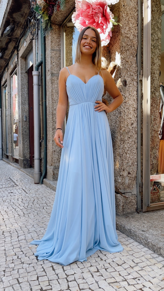 Vestido plissado