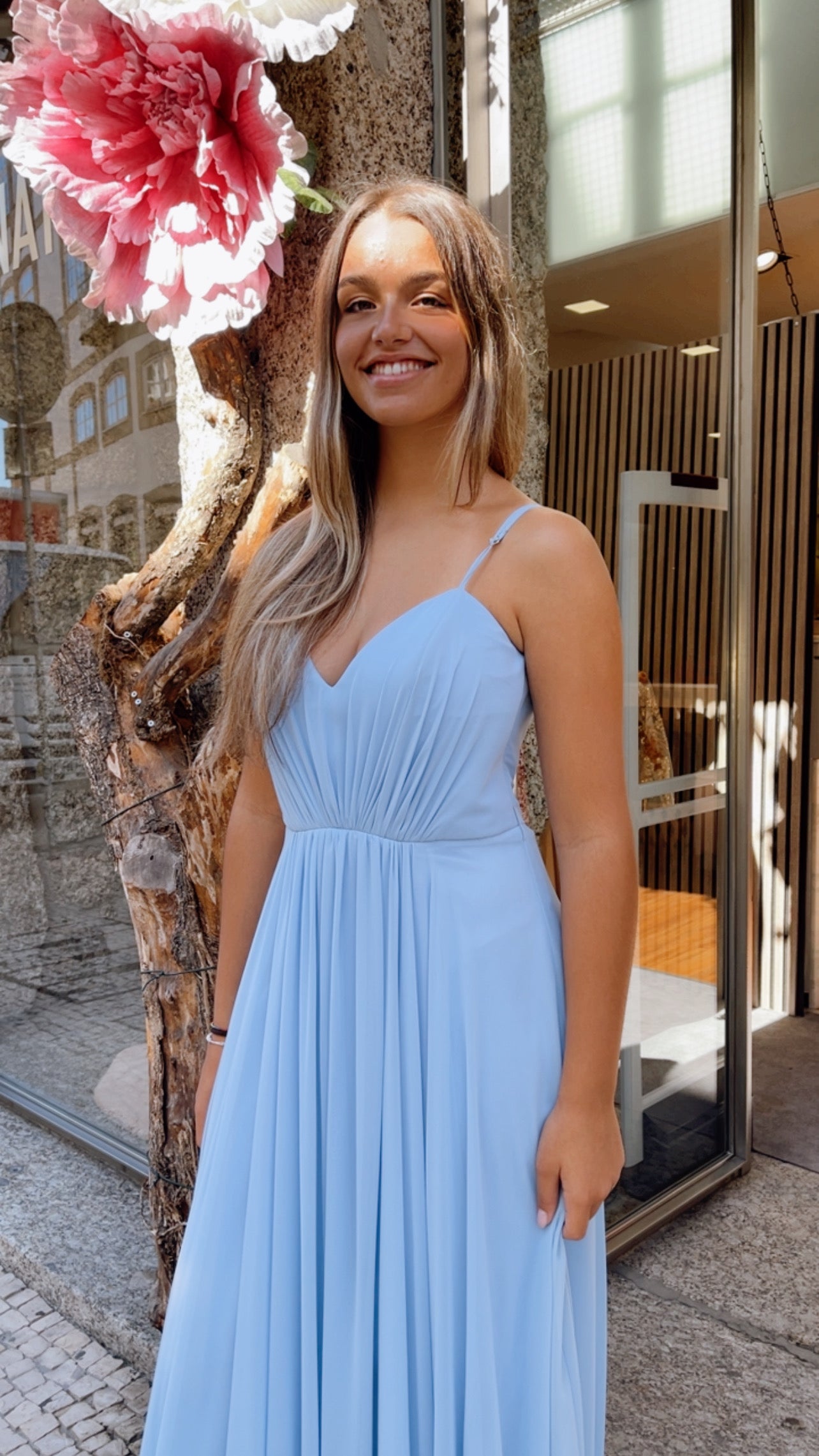 Vestido plissado