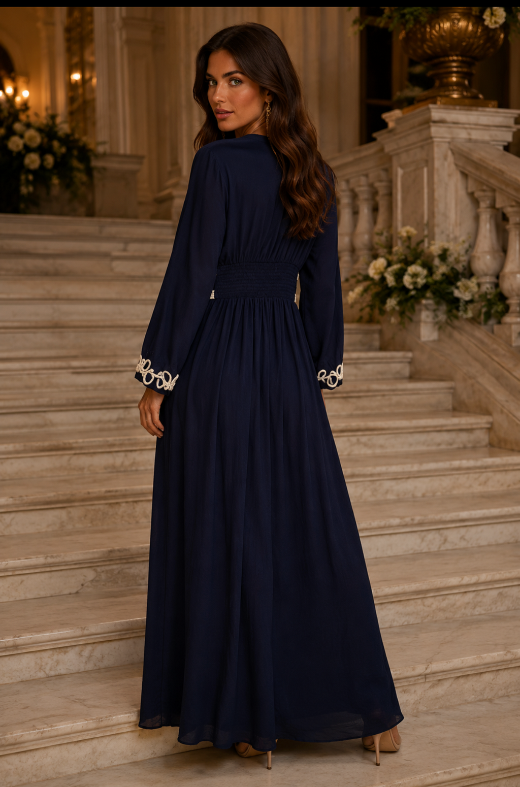 VESTIDO LONGO RENDADO