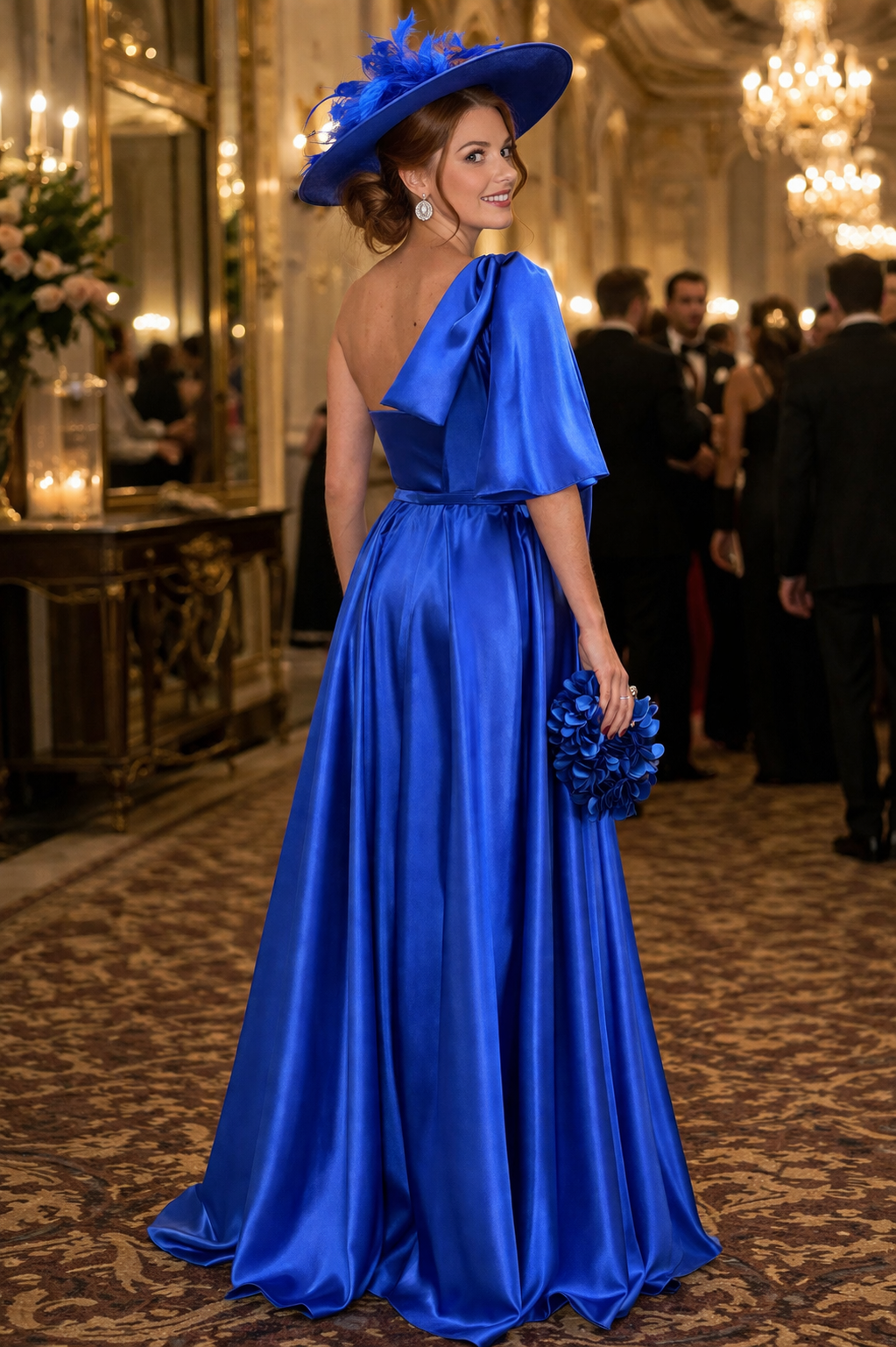 VESTIDO AZUL ELÉTRICO