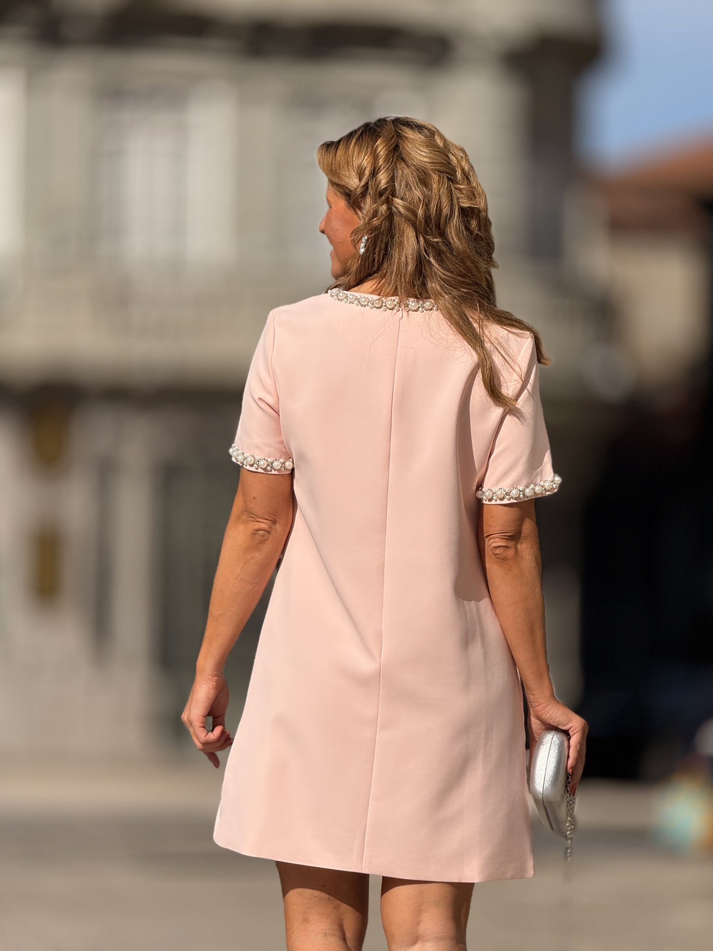 Vestido com brilho