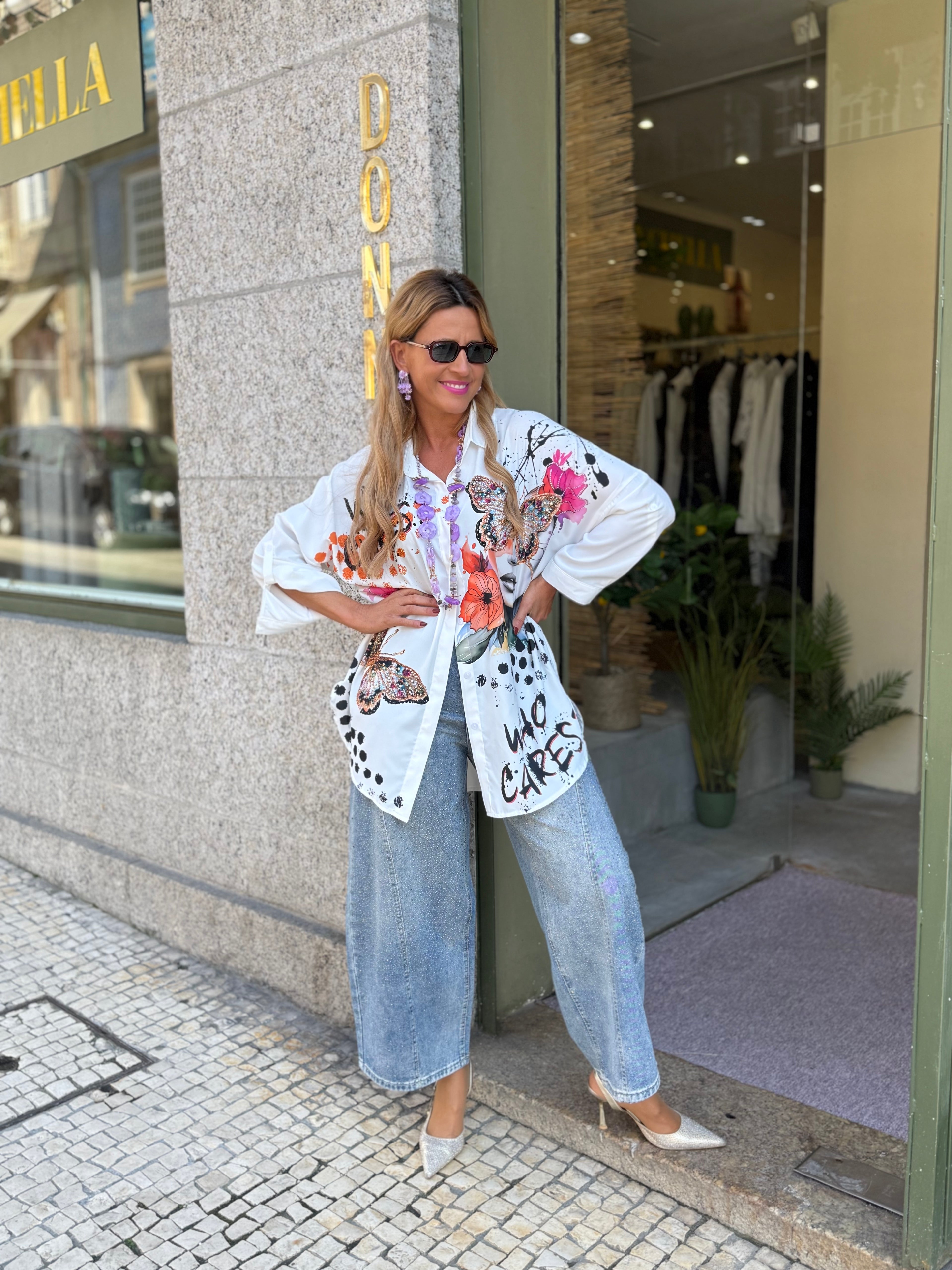 BLUSA OVERSIZED ESTAMPADA
