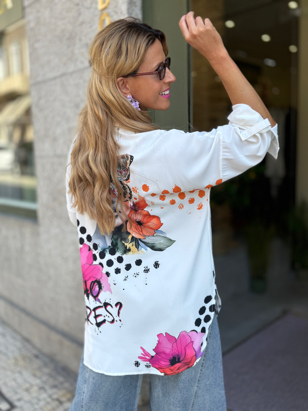 BLUSA OVERSIZED ESTAMPADA