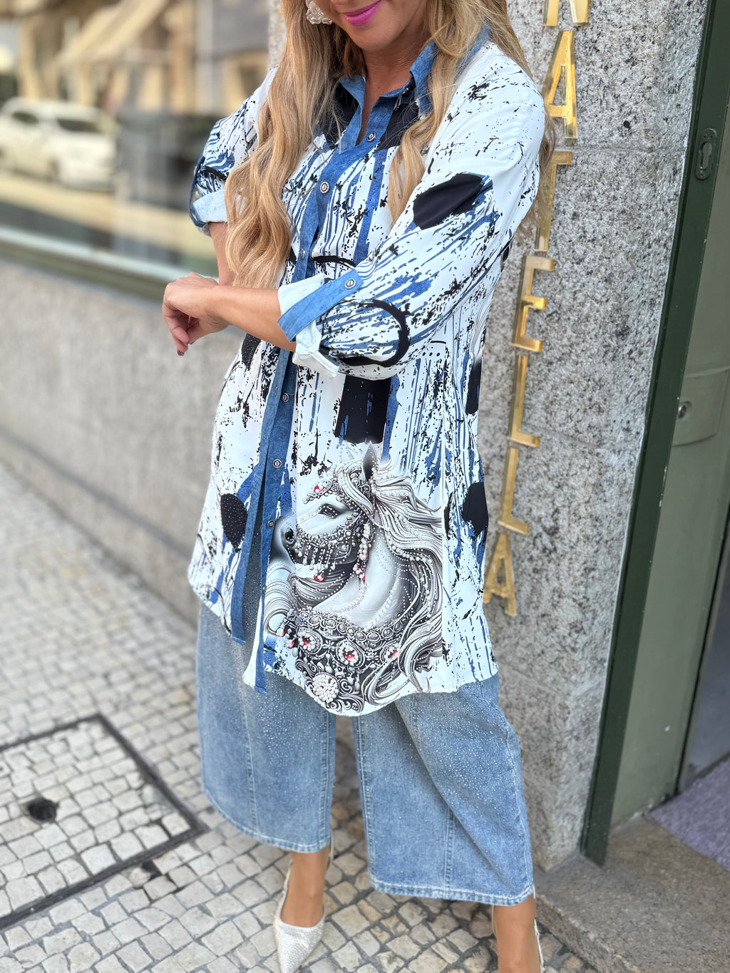 BLUSA ESTAMPADA