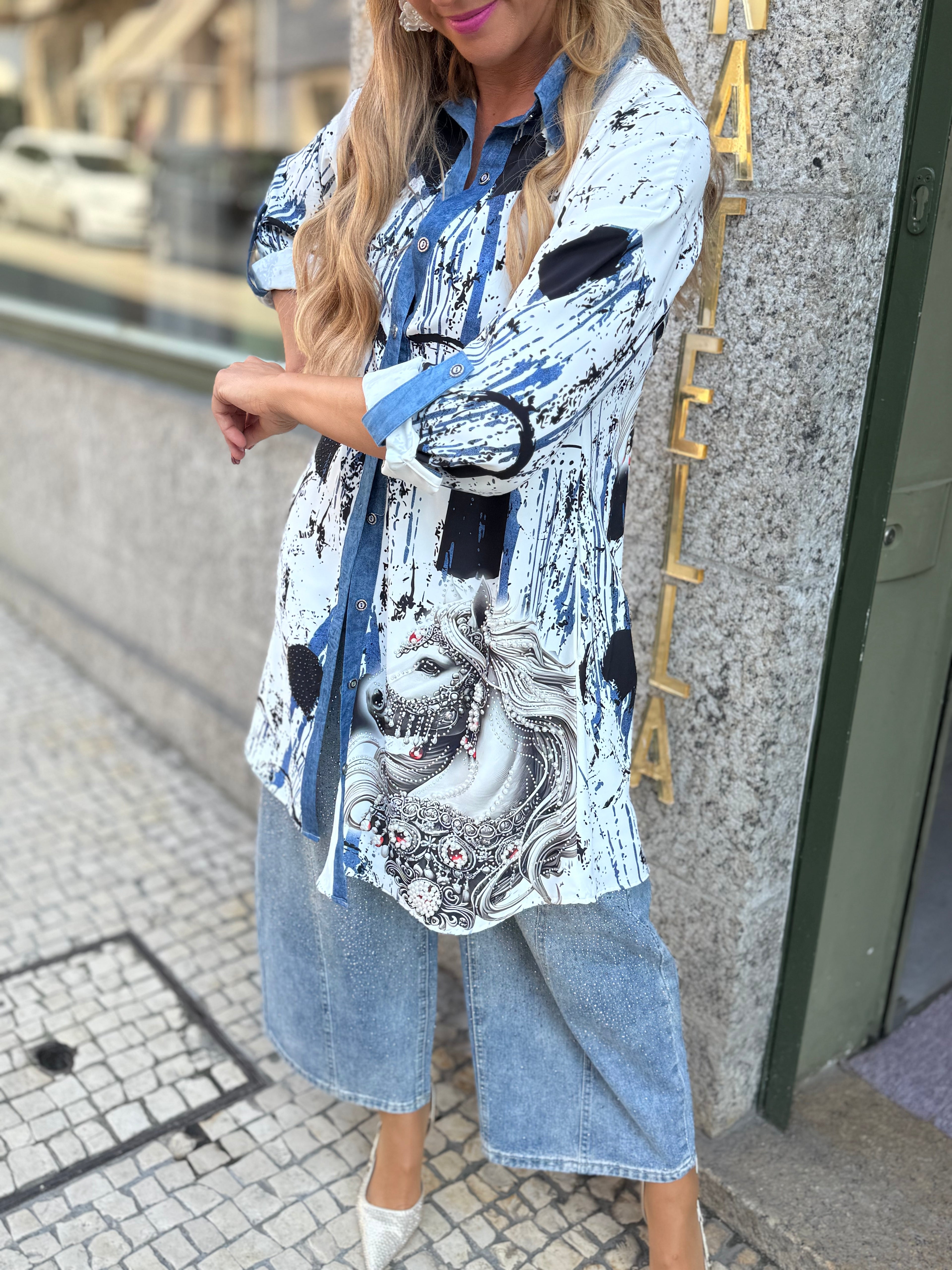 BLUSA ESTAMPADA