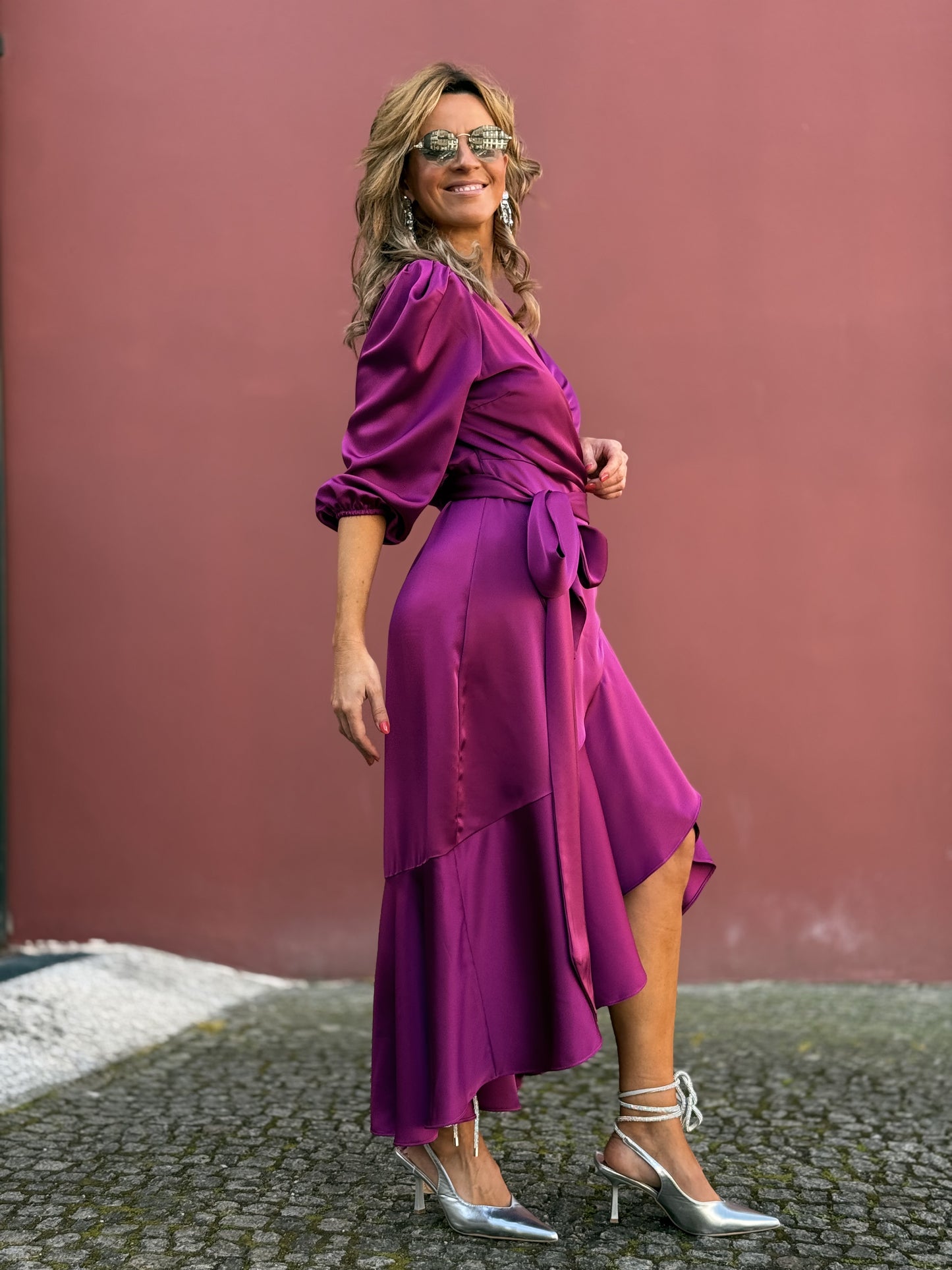 Vestido cetim