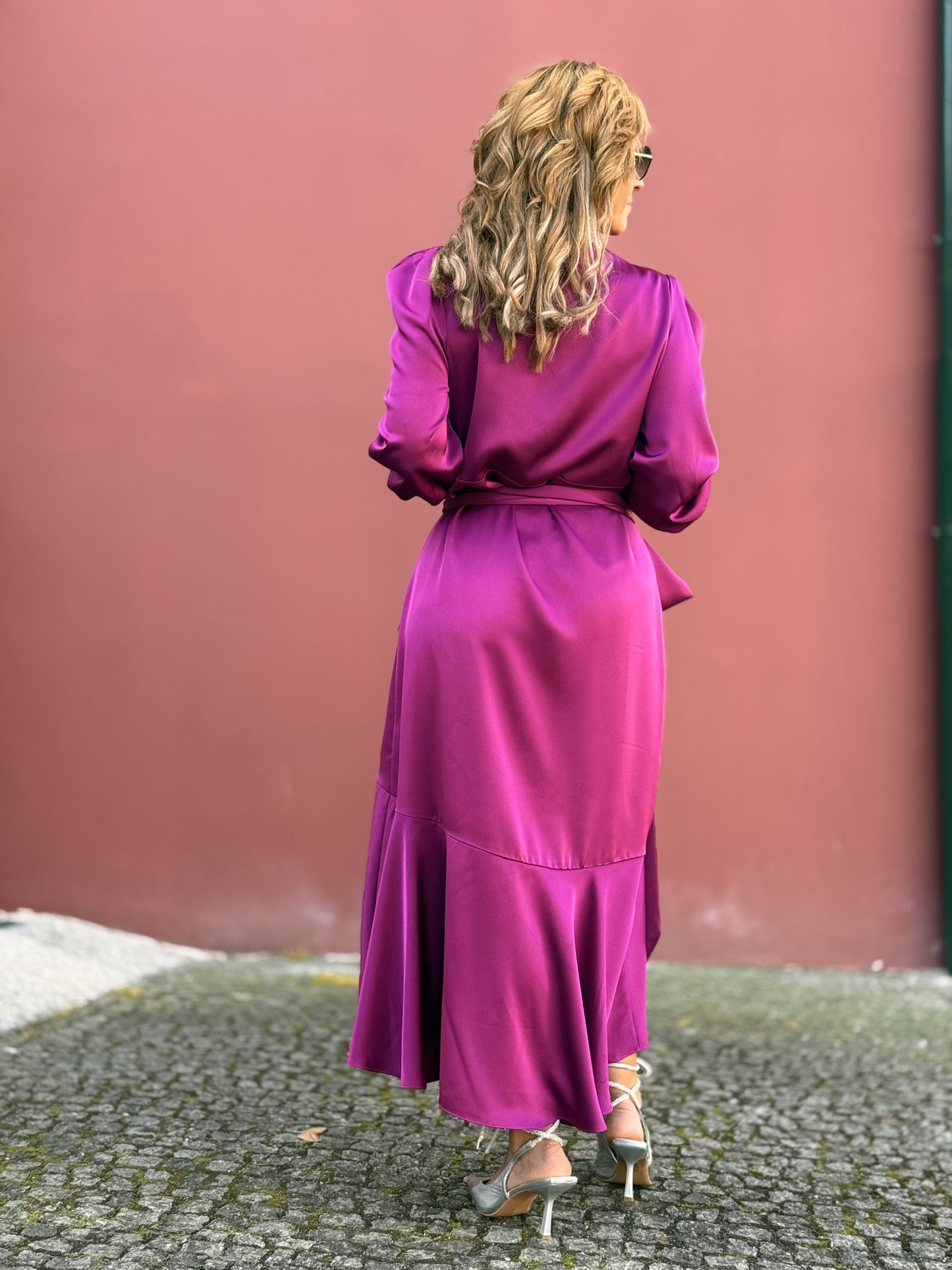 Vestido cetim