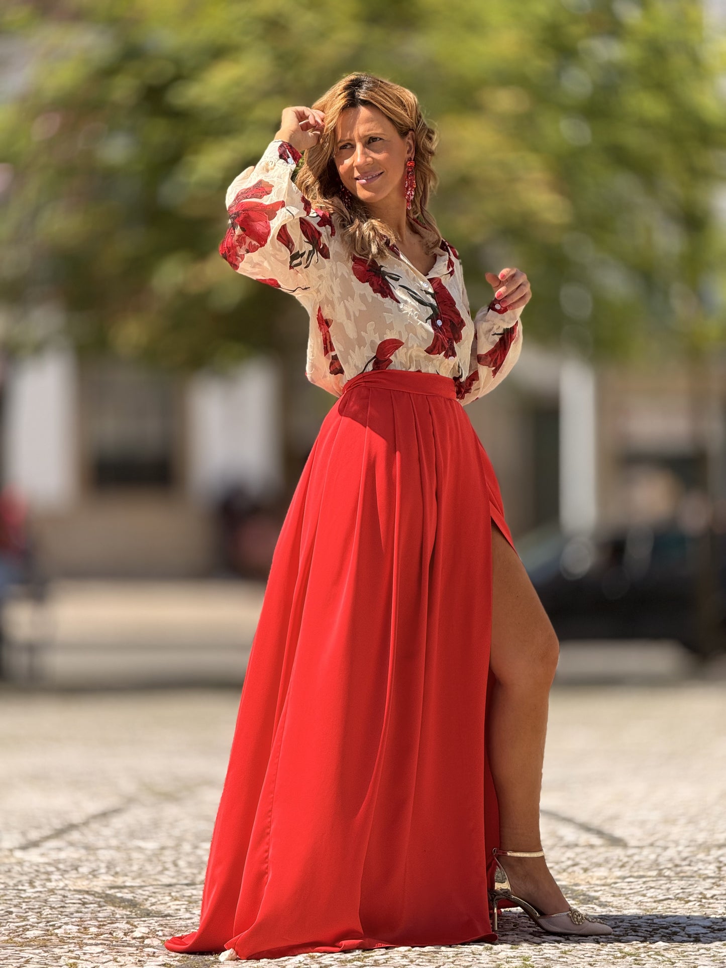 Blusa cravos