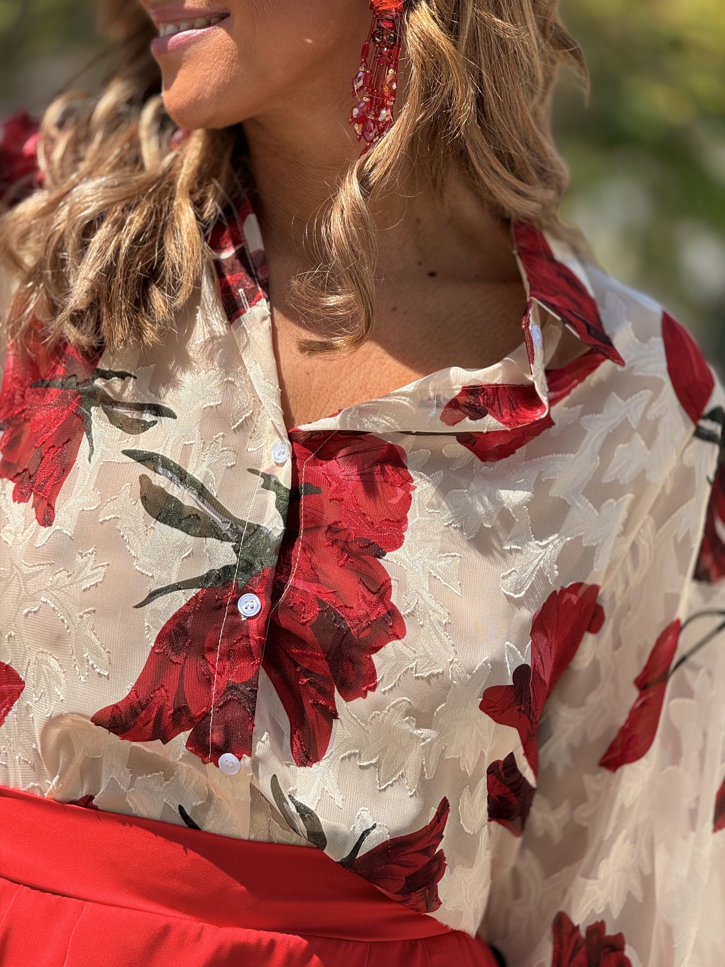 Blusa cravos
