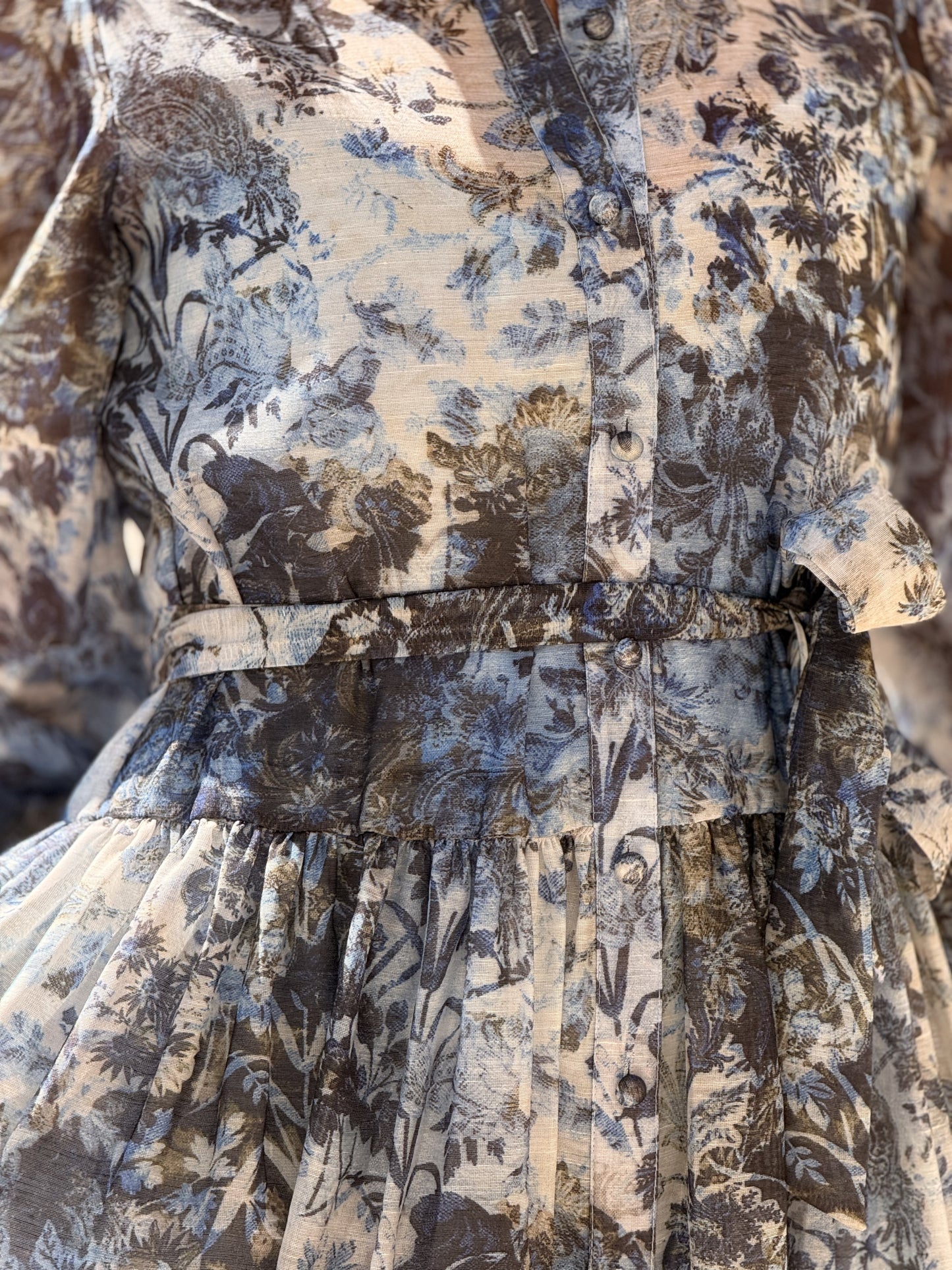 Vestido padrão floral