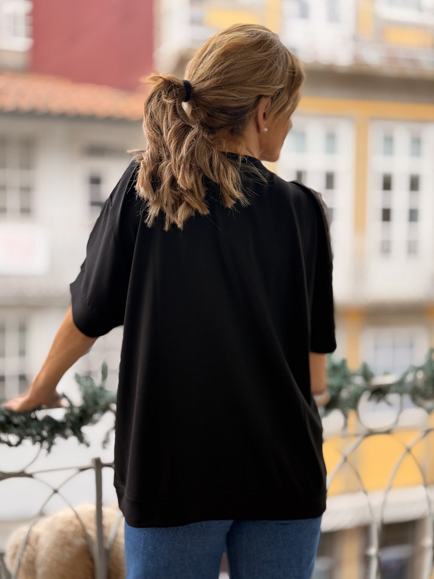 T-shirt com brilho