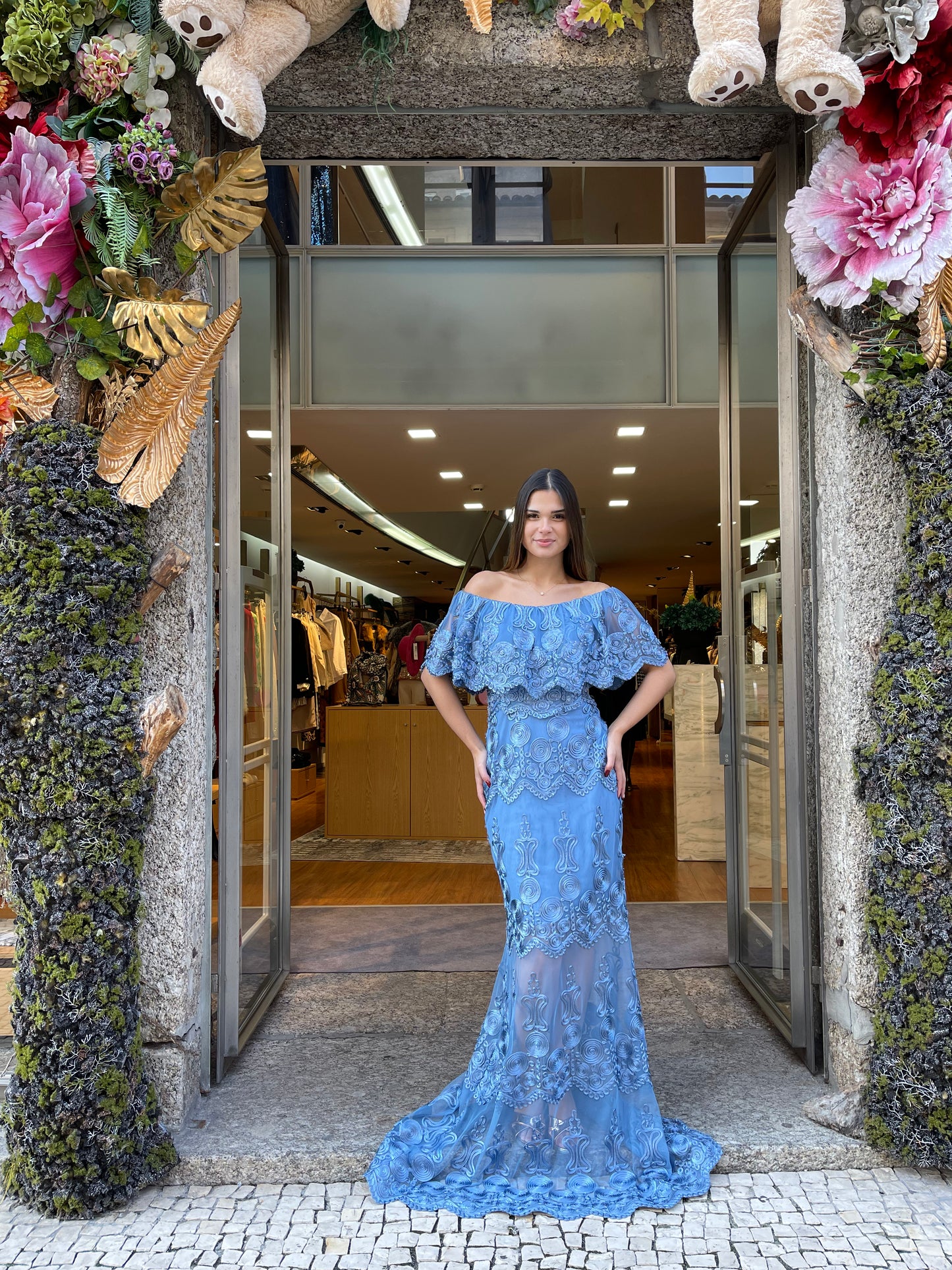 Vestido renda