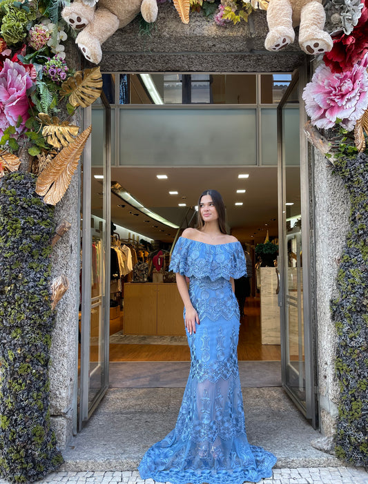 Vestido renda