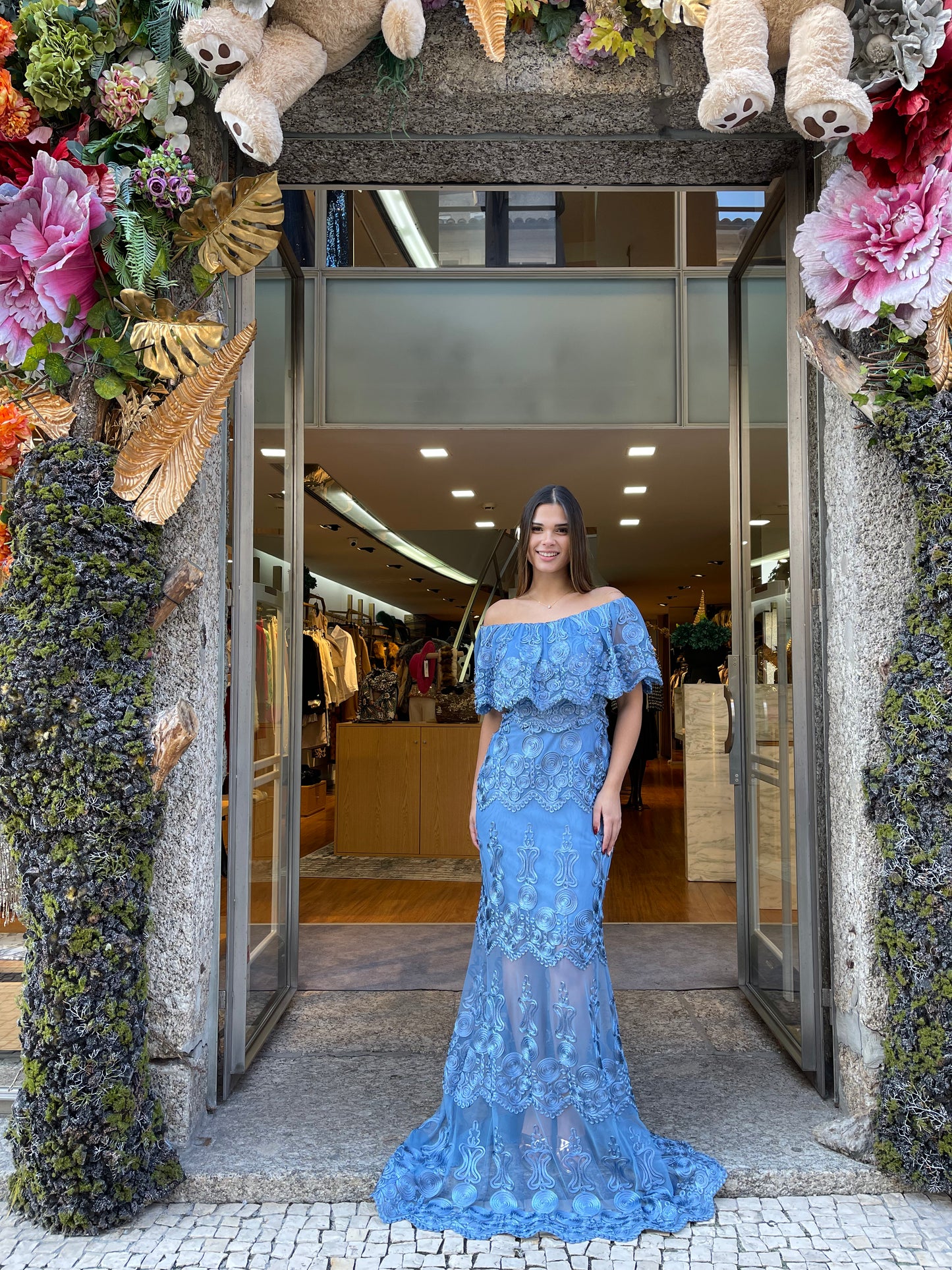 Vestido renda