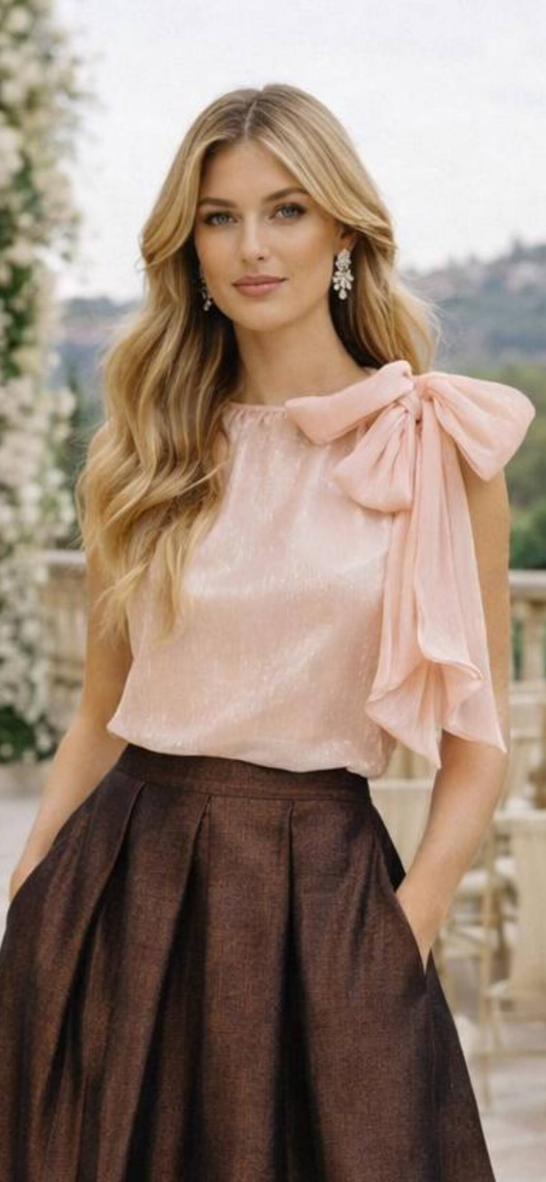 TOP LAÇADA DE ORGANZA