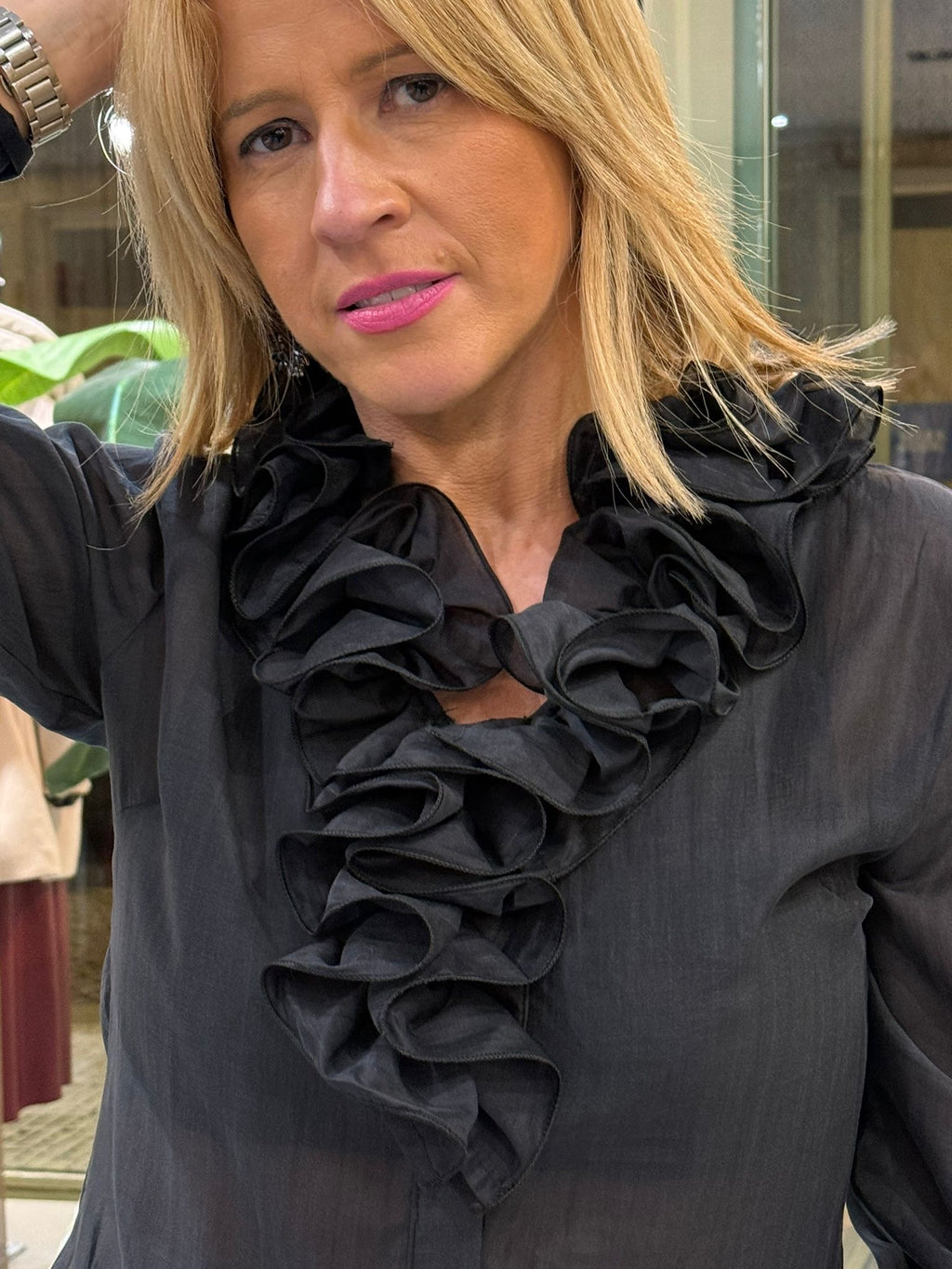 BLUSA FOLHOS