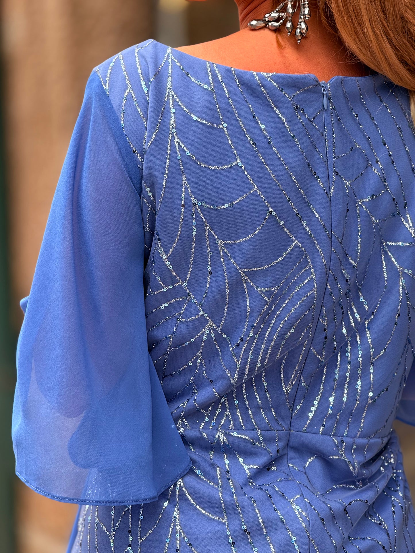 Vestido tule e lantejoula