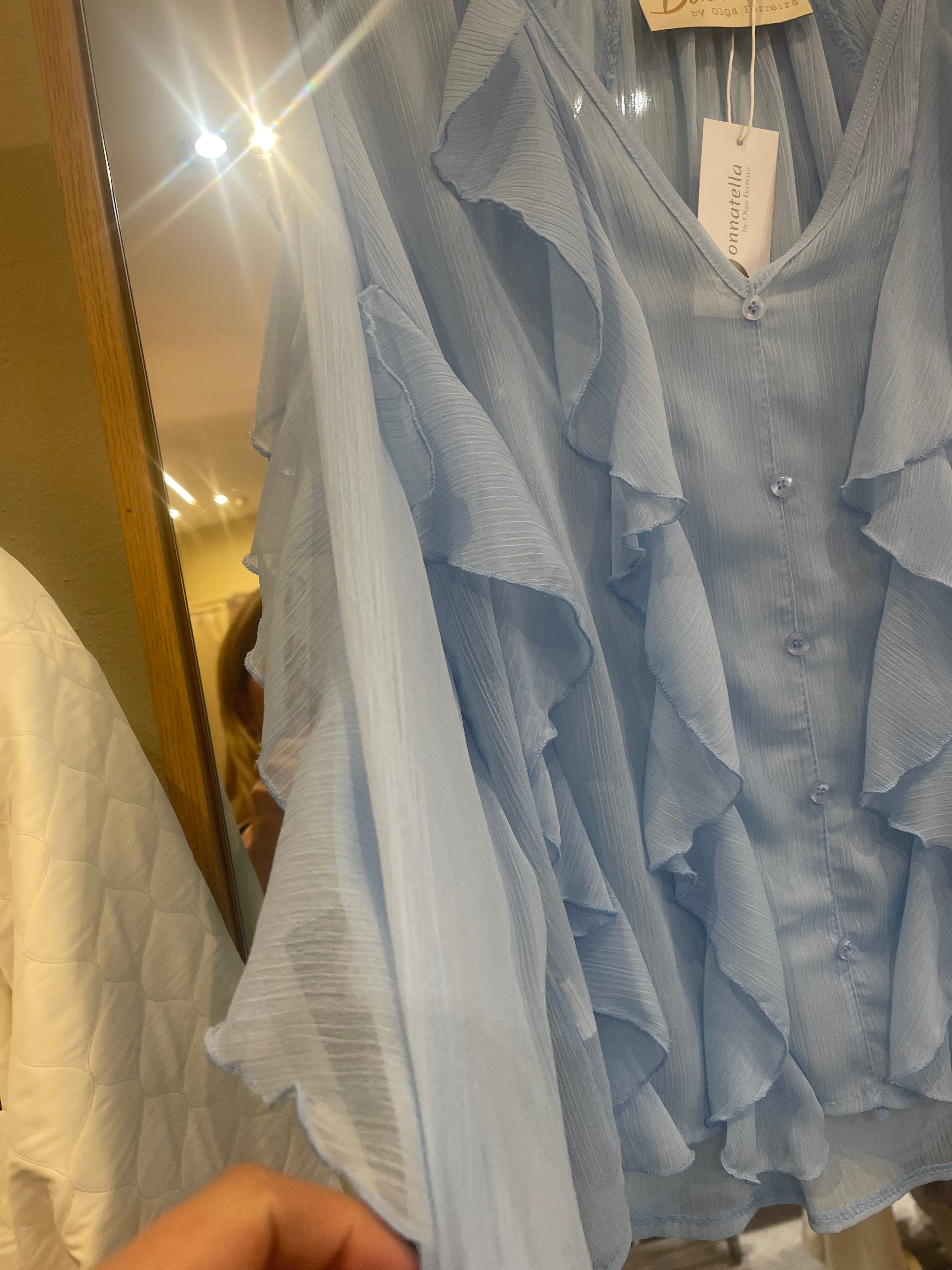 BLUSA AZUL BEBÉ