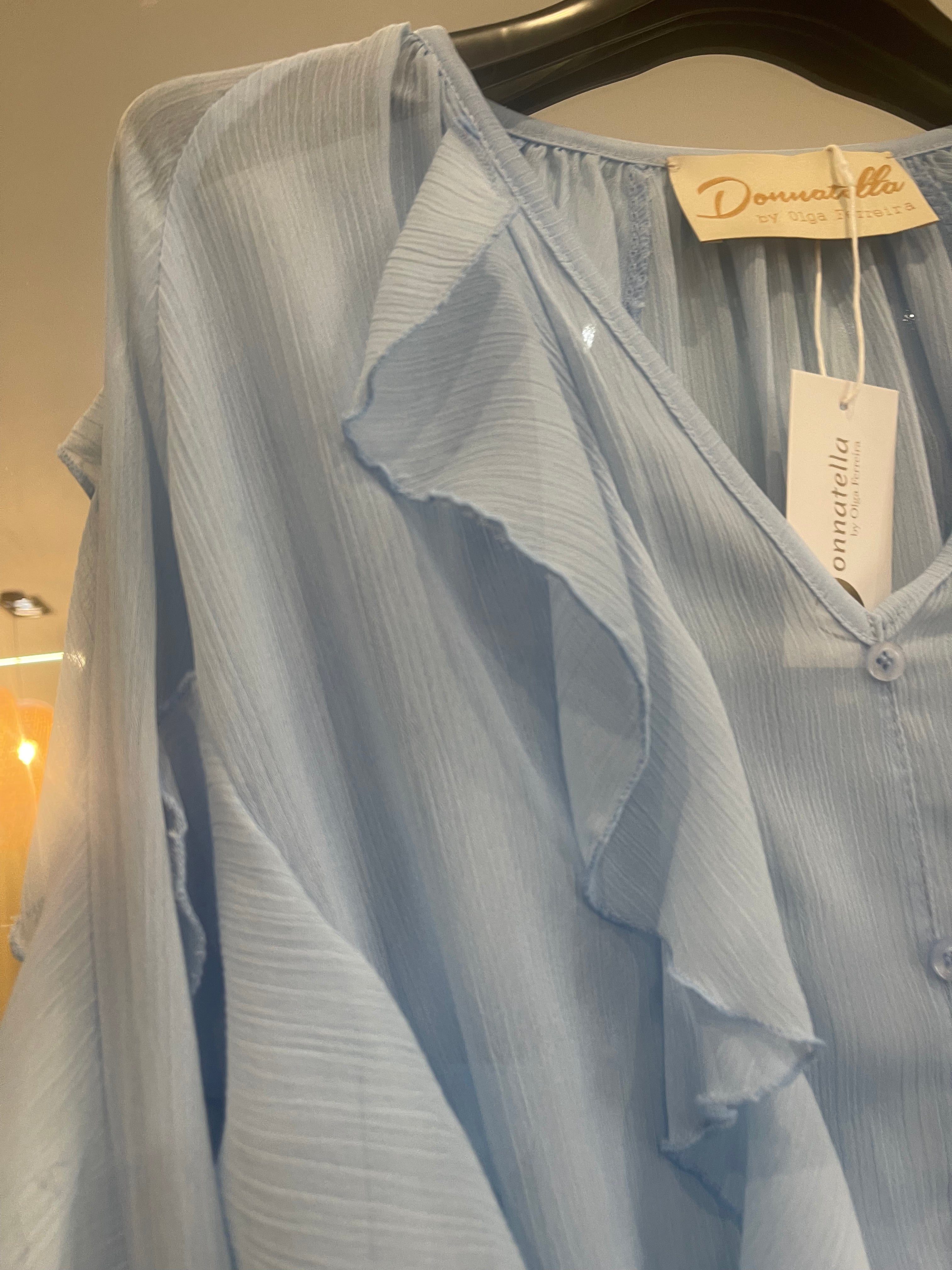 BLUSA AZUL BEBÉ