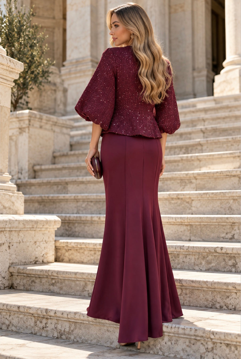 CONJUNTO BORDEAUX